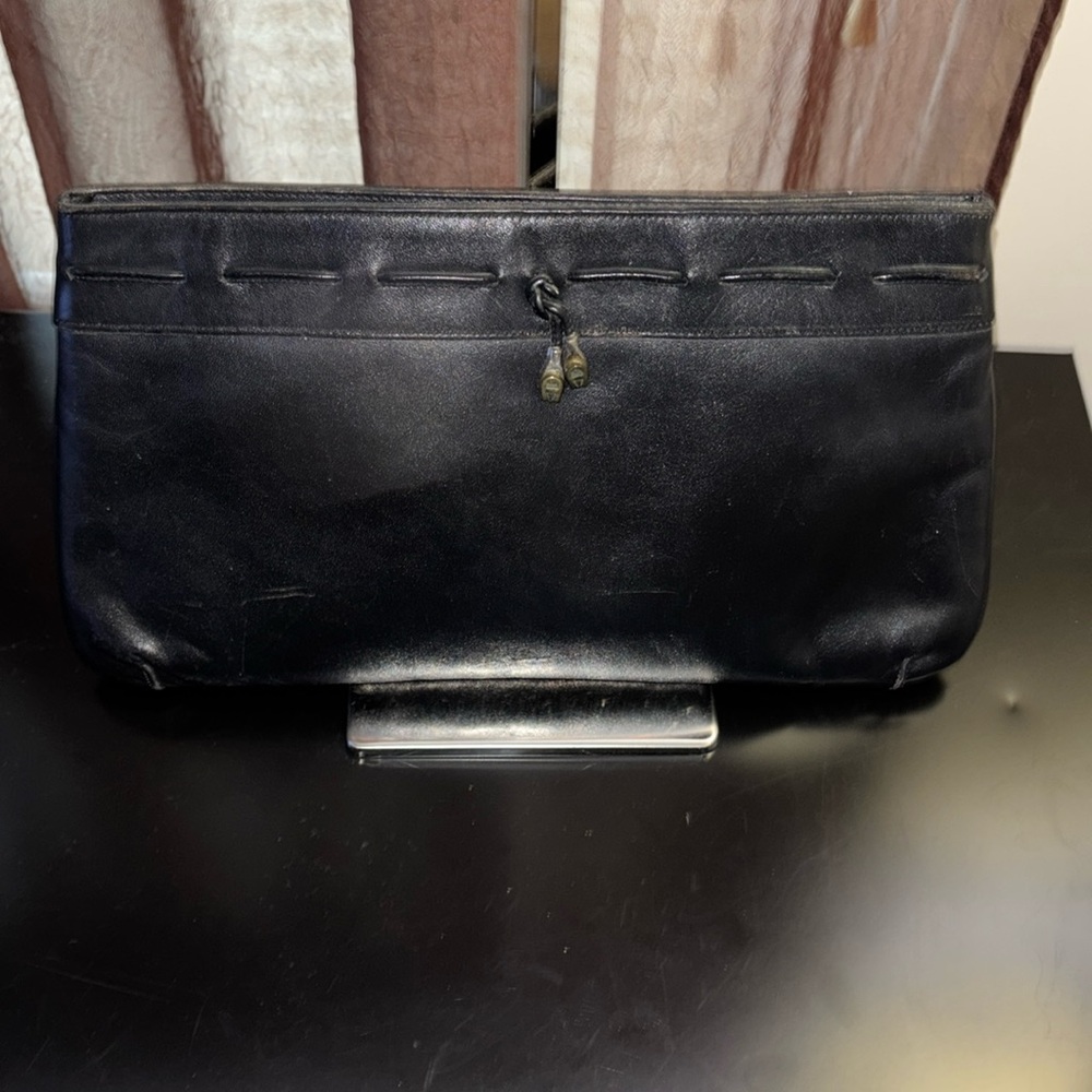 Sleek Black Women's Clutch